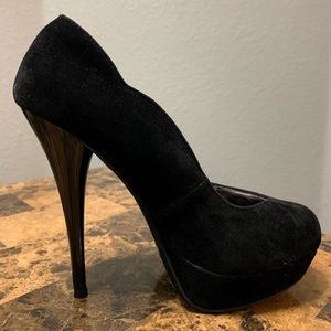 Black Suede Heels